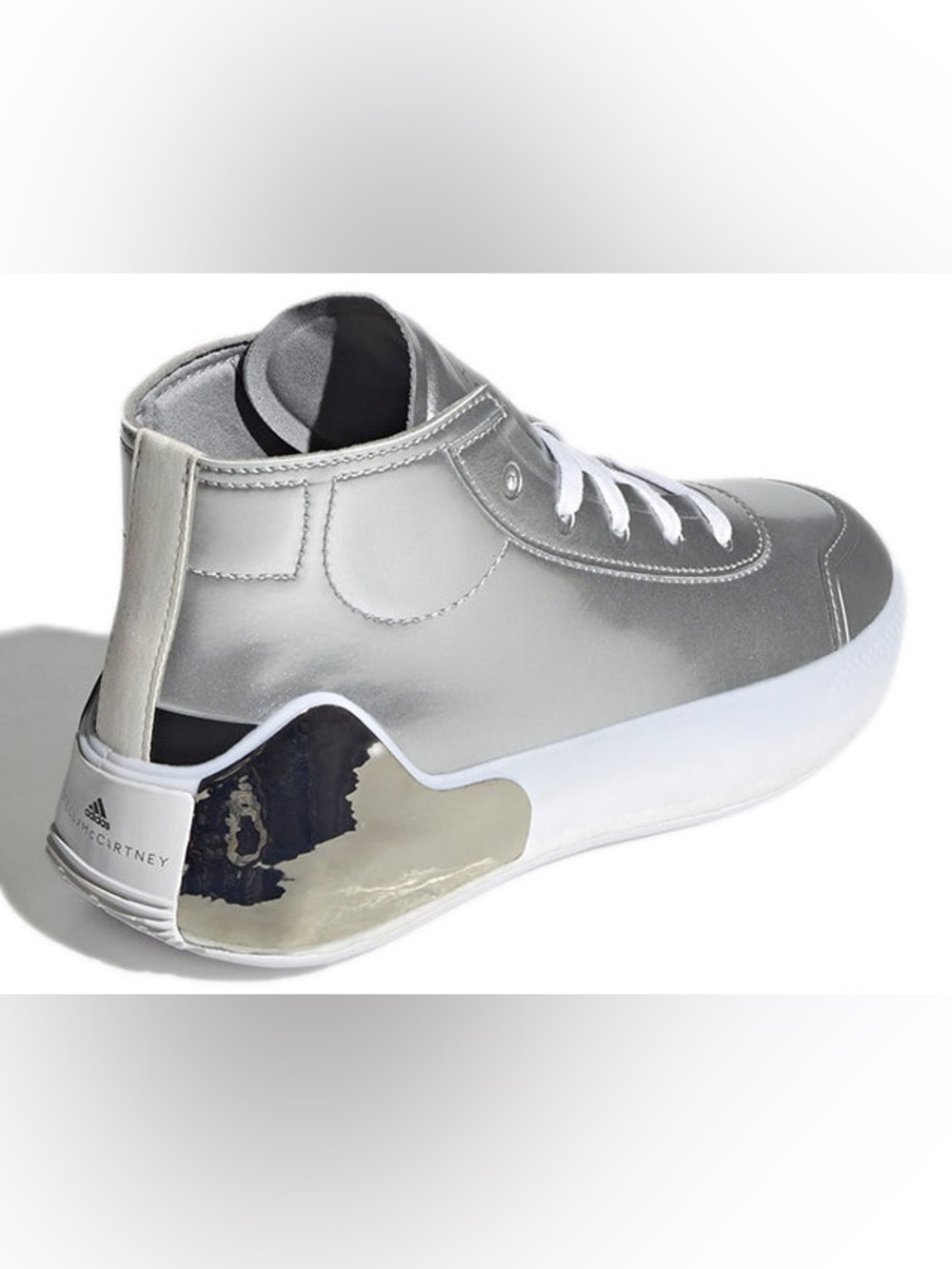 NWT - Adidas by Stella McCartney Treino Mid Metallic Sneaker - Size 10